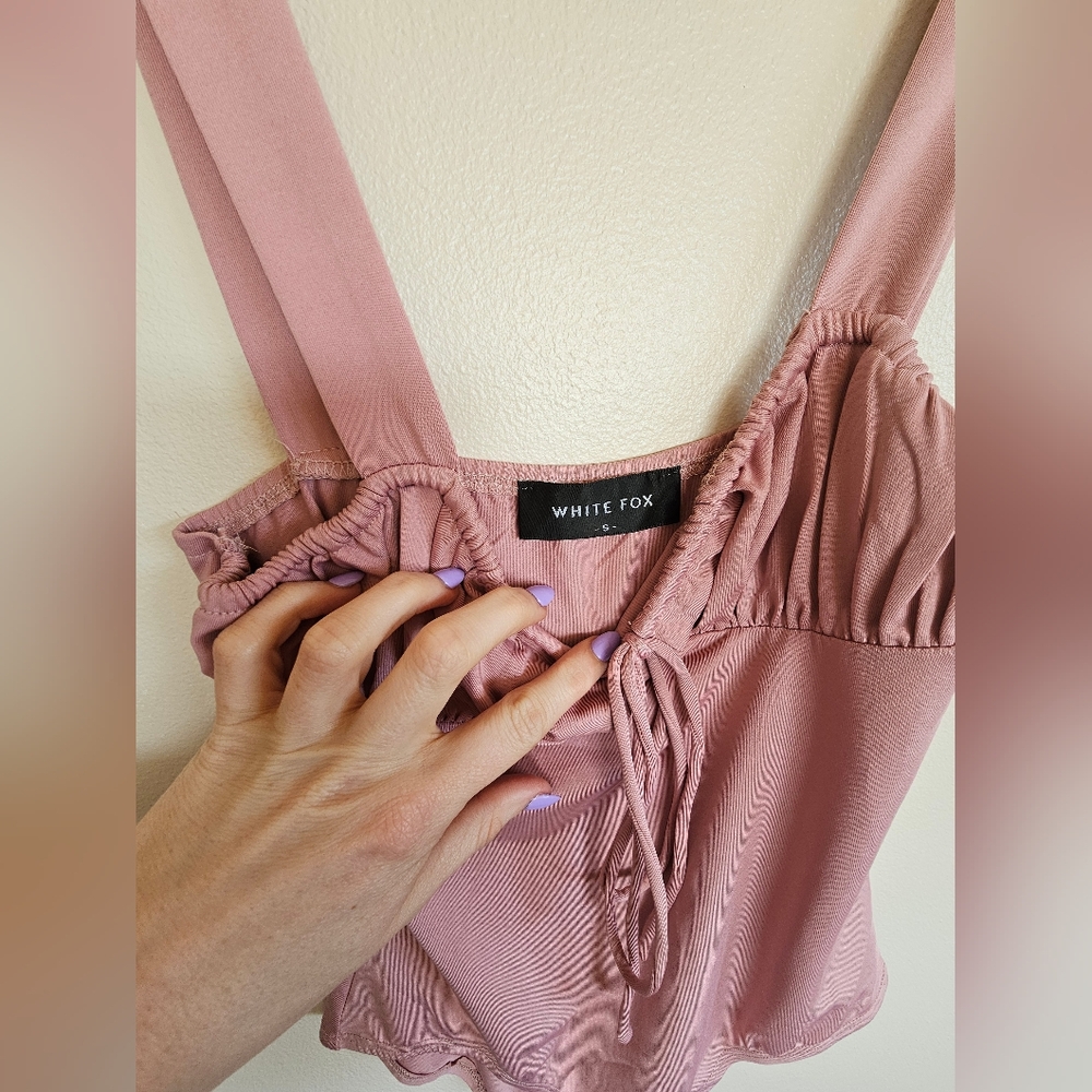 White fox pink body suit - Picture 3 of 5